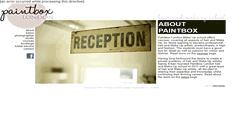 Desktop Screenshot of paintboxlondon.co.uk